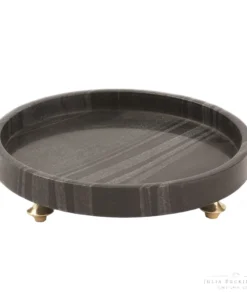 Global Views Quintessential Tray Black