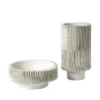 Global Views Radiator Vases Matte White Set Of Two New Arrivals
