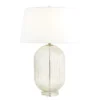 Global Views Clear Glass Ribbed Lamp