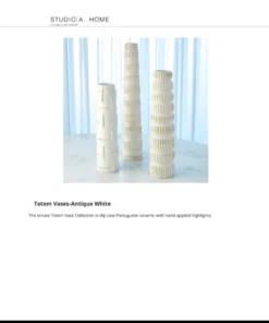 Global Views Totem Vase Set New Arrivals