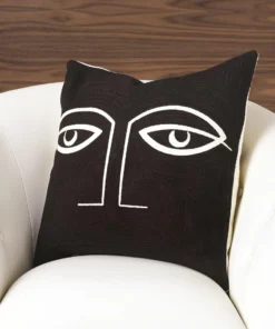 Global Views Two Eye Pillow Black New Arrivals