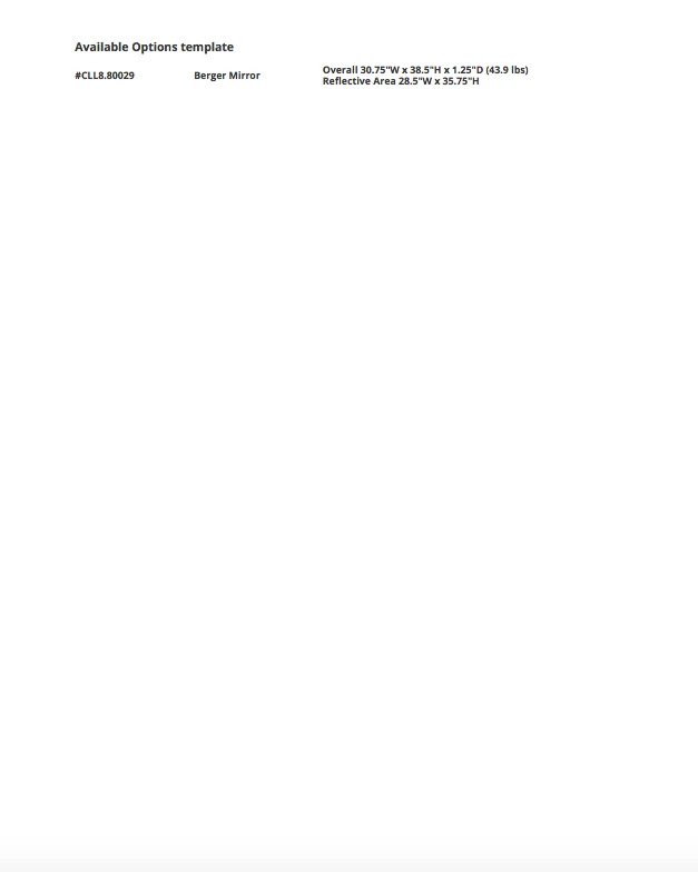 Global Views New Arrivals Berger Mirror 5 Global Views New Arrivals Berger Mirror