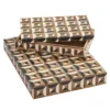 Global Views Triangle Marquetry Box Set