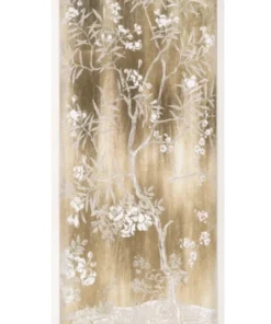 Natural Curiosities New Arrivals Gold Tree Panel 1 Framed Artwork