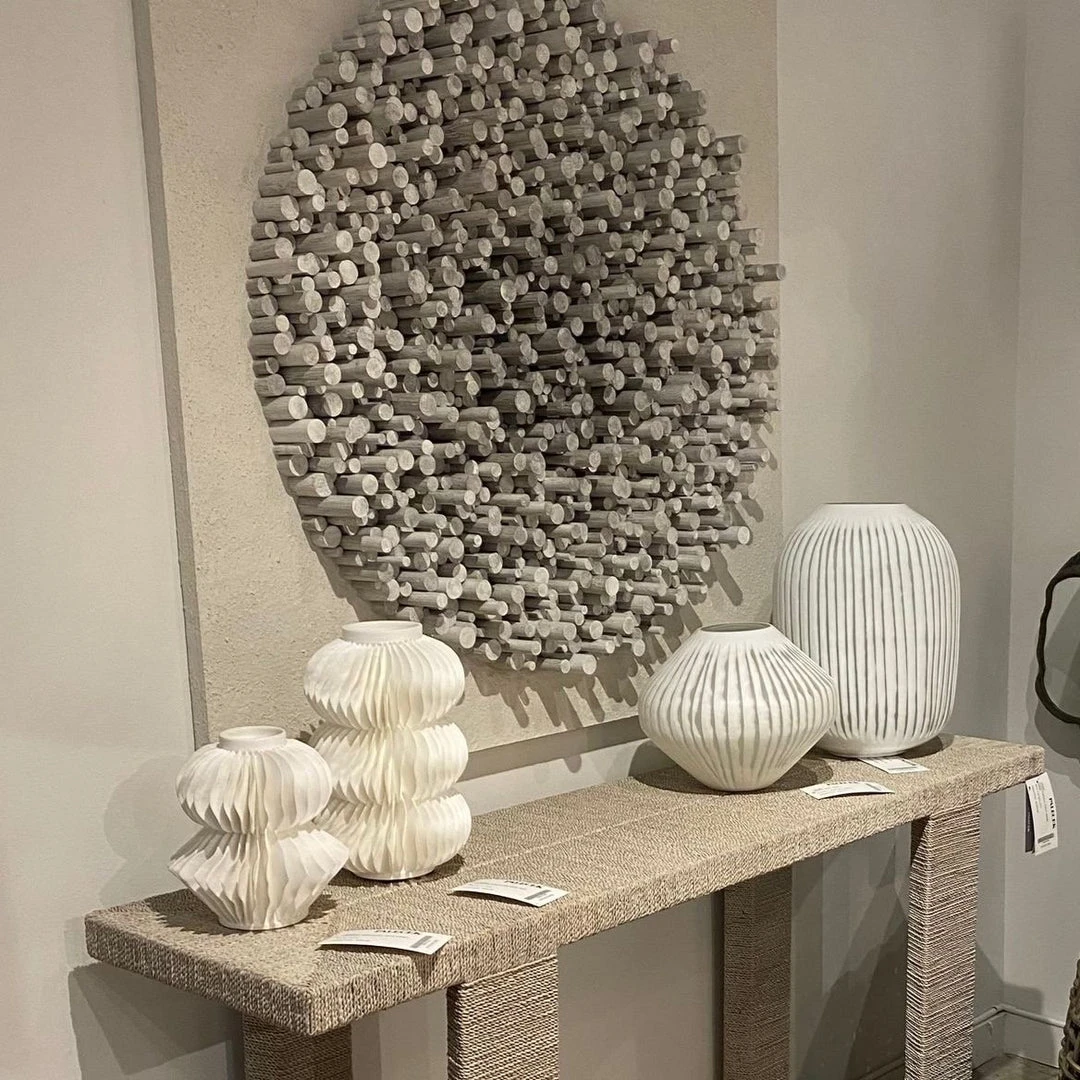 Palecek Antilles Porcelain Vase Small New Arrivals 5 Palecek Antilles Porcelain Vase Small New Arrivals