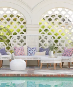 Made Goods Nadia Stool Ivory Concrete New Arrivals