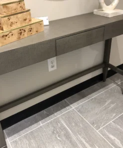 Made Goods Conrad Console Table Seal Faux Raffia 8 Made Goods Conrad Console Table Seal Faux Raffia