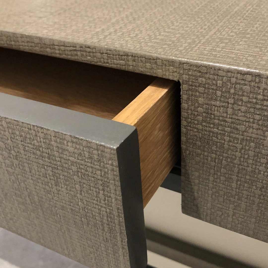 Made Goods Conrad Console Table Seal Faux Raffia 4 Made Goods Conrad Console Table Seal Faux Raffia