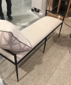 Arteriors Home Barbana Bench Natural Oatmeal Linen New Arrivals