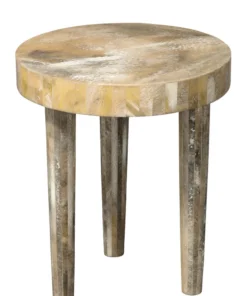 Jamie Young New Arrivals Artemis Side Table Cream