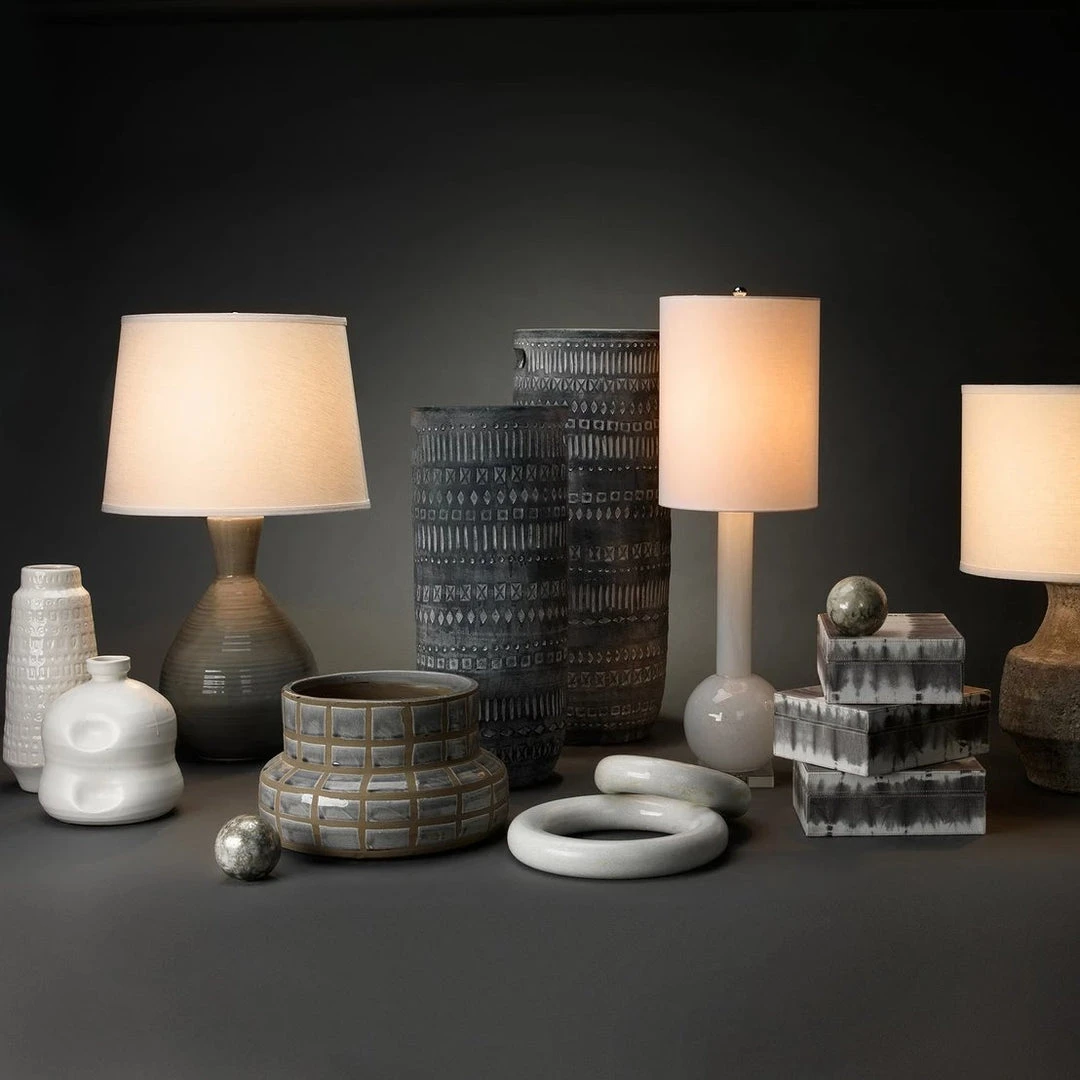 Jamie Young Ash Table Lamp Grey New Arrivals 4 Jamie Young Ash Table Lamp Grey New Arrivals