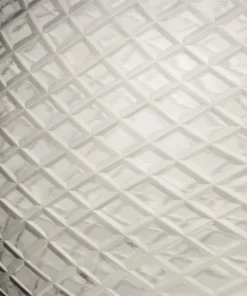 Jamie Young Cut Glass Pendant Gray