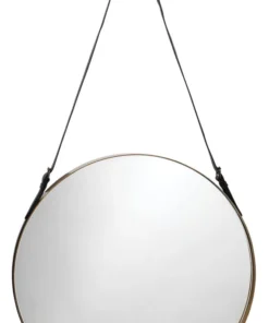 Jamie Young Large Round Mirror Brass New Arrivals