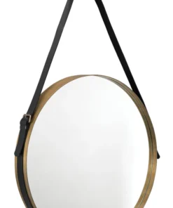 Jamie Young Large Round Mirror Brass New Arrivals