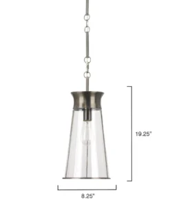 Jamie Young Nara Pendant Clear And Gunmetal New Arrivals 11 Jamie Young Nara Pendant Clear And Gunmetal New Arrivals