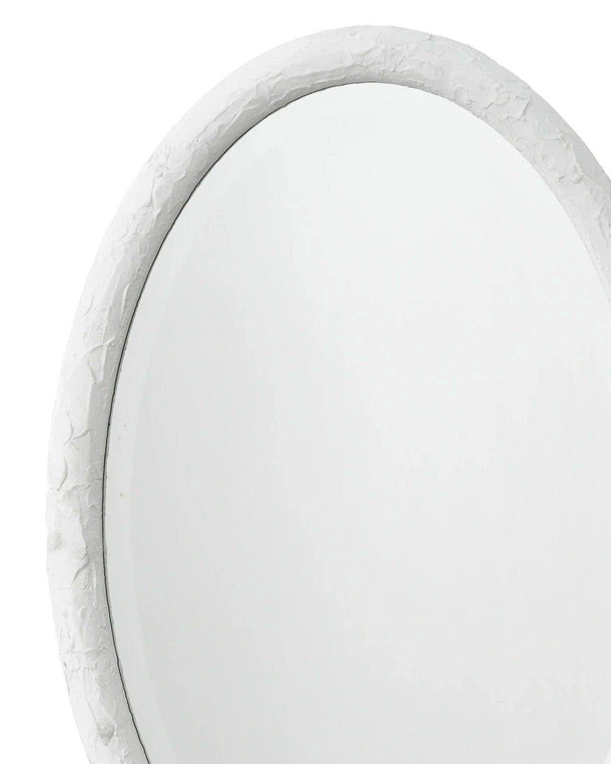 Jamie Young Ovation Oval Mirror White 7 Jamie Young Ovation Oval Mirror White