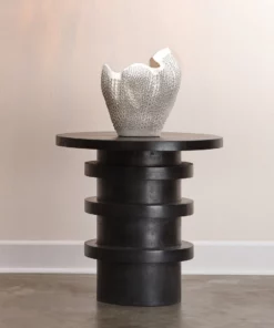 Jamie Young Revolve Side Table Charcoal New Arrivals