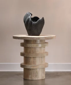 Jamie Young Revolve Side Table Cream New Arrivals