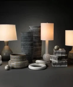 Jamie Young Studio Table Lamp White