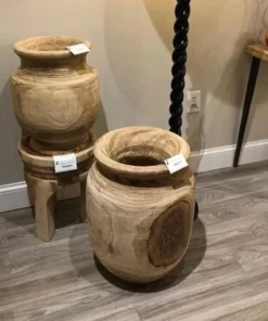 Jamie Young Topanga Wooden Vase New Arrivals