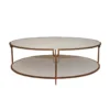 Global Views Iron And Stone Oval Coffee Table New Arrivals