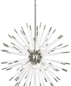 Robert Abbey New Arrivals Andromeda Large Chandelier In Polished Nickel