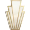 Robert Abbey Empire Wall Sconce In Modern Brass New Arrivals