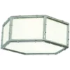 Jonathan Adler Meurice Flush Mount Hexagonal Polished Nickel New Arrivals