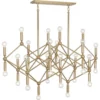 Jonathan Adler Milano Chandelier In Brass New Arrivals