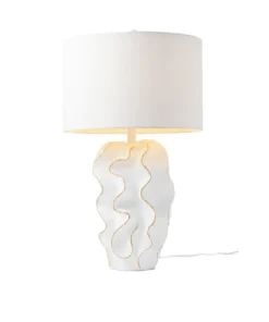 Made Goods Bethany Lamp White With Gold