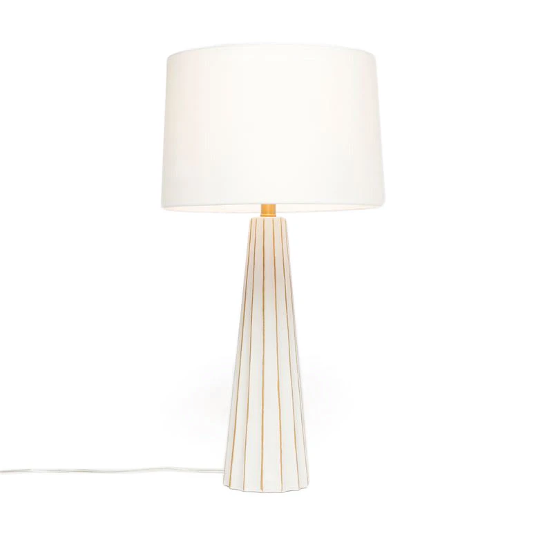 Made Goods Nova Table Lamp White Cement And Gold Leaf 3 Made Goods Nova Table Lamp White Cement And Gold Leaf