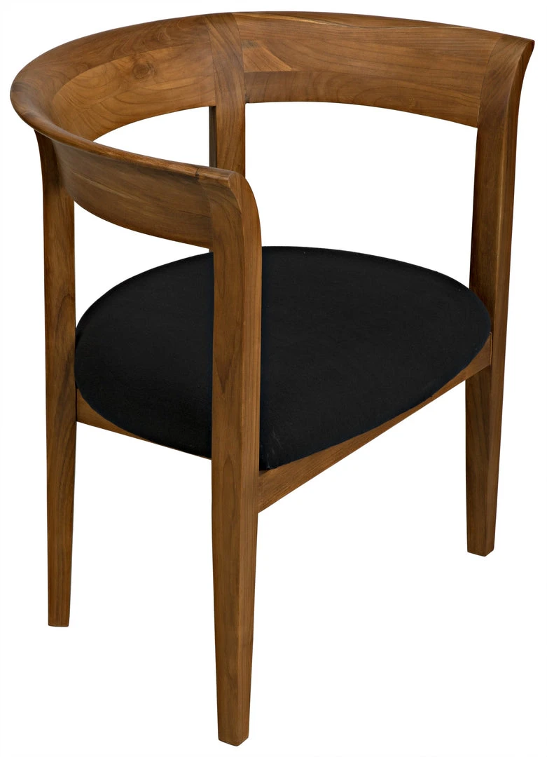 Noir New Arrivals Webster Chair Set Teak 9 Noir New Arrivals Webster Chair Set Teak