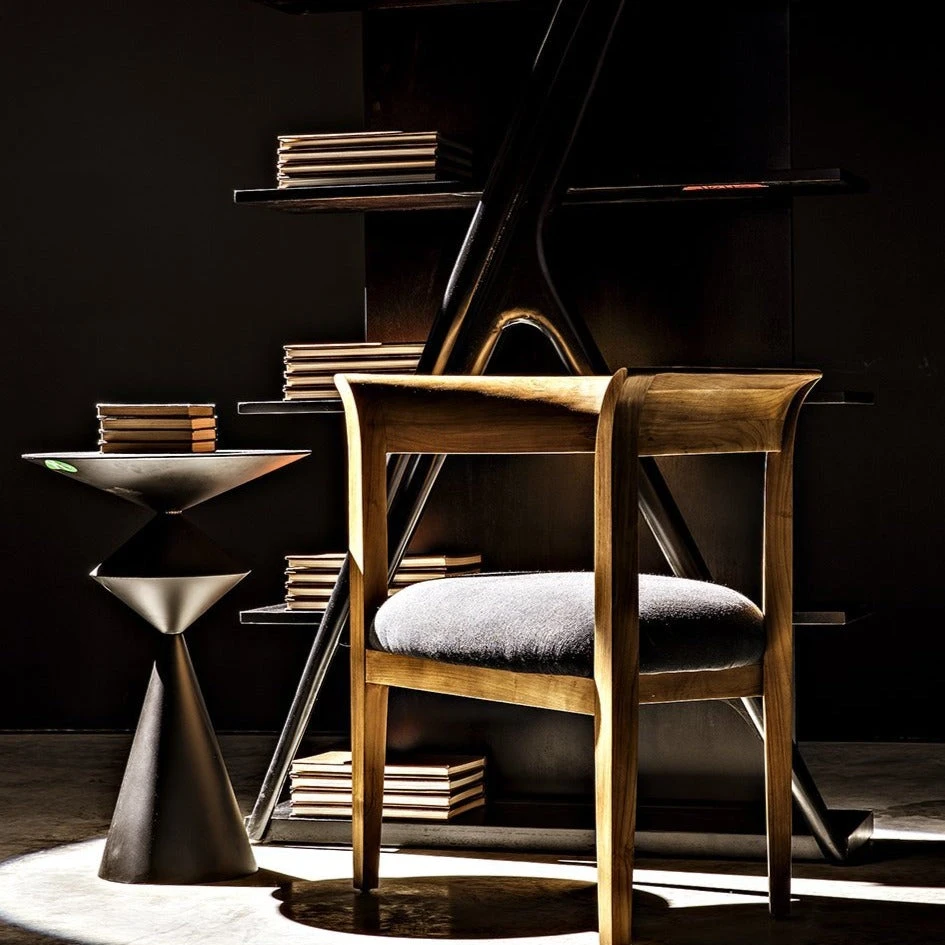 Noir New Arrivals Webster Chair Set Teak 5 Noir New Arrivals Webster Chair Set Teak