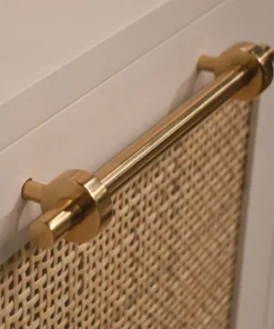 Worlds Away Macon 4 Door Cabinet White Lacquer New Arrivals