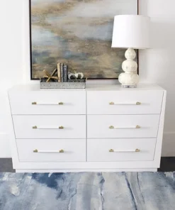 Worlds Away New Arrivals Madden Chest White