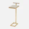 Made Goods Ellery Accent Table Sand And Gold New Arrivals 2 Made Goods Ellery Accent Table Sand And Gold New Arrivals