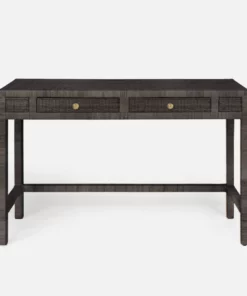 Made Goods Isla Console 60" Smoked Peeled Rattan