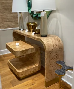 Bungalow 5 Emil Two Drawer Side Table Burl