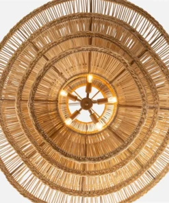 Made Goods Alondra Chandelier Large Natural Rattan New Arrivals