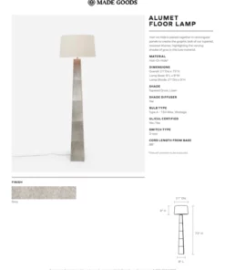 Made Goods Alumet Floor Lamp New Arrivals