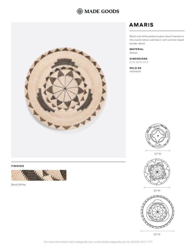 Made Goods Amaris Wall Decor Small 8 Made Goods Amaris Wall Decor Small