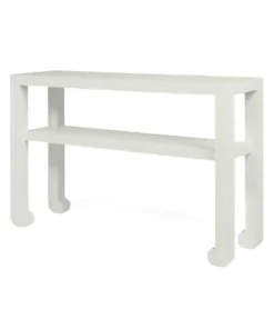 Made Goods Askel 48" Console Pristine Faux Raffia