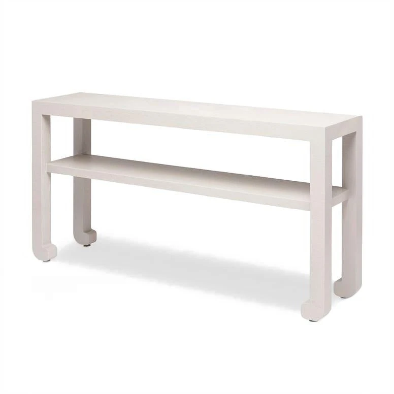 Made Goods Askel 60" Console French Gray Faux Raffia New Arrivals 3 Made Goods Askel 60" Console French Gray Faux Raffia New Arrivals