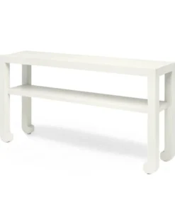 Made Goods Askel 60" Console Pristine Faux Raffia