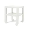 Made Goods Askel Side Table Pristine Faux Raffia