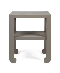 Made Goods Askel Side Table Seal Faux Raffia New Arrivals