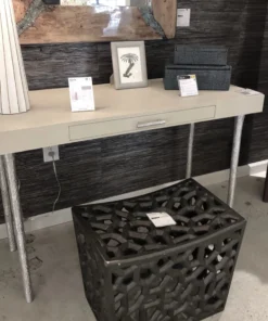 Made Goods Audrey Desk Ivory Faux Shagreen New Arrivals