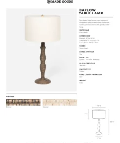 Made Goods Barlow Table Lamp Bronze Coco Beads New Arrivals 7 Made Goods Barlow Table Lamp Bronze Coco Beads New Arrivals