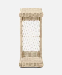 Made Goods New Arrivals Bellamy Drink Table White