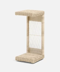 Made Goods New Arrivals Bellamy Drink Table White